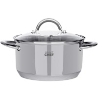 Каструля BRAVO CHEF 20 см (3.6 л) з кришкою (BC-2001-20) (1415860)