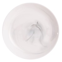 Тарілка LUMINARC DIWALI MARBLE WHITE / 20 см / суп. (Q9212) (1419153)