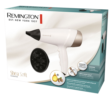 Фен REMINGTON D4740 E51 Shea Soft Hairdryer