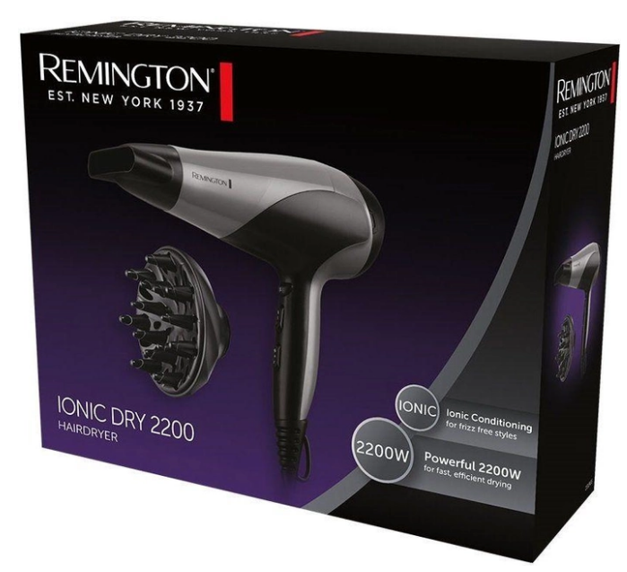Фен REMINGTON D3190S Ionic Dry 2200