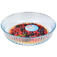 Форма с / к PYREX B&E склянна кругл. 26см (2,1л) рифл вис борт. вклад (818BN00 / B046) (1415704)