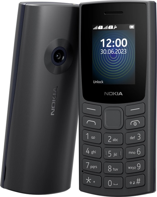 Мобільний телефон Nokia 110 Dual SIM TA-1567) Charcoal (6893381)