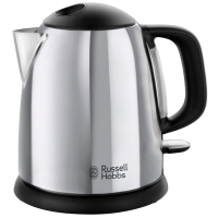 Електрочайник Russell Hobbs Victory, 1л, метал , сріблясто-чорний (1430258)