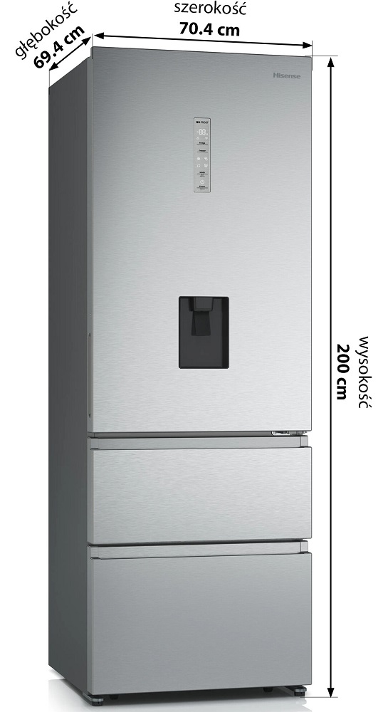 Холодильник HISENSE RT641N4WIE1 (BCD-456WYR)