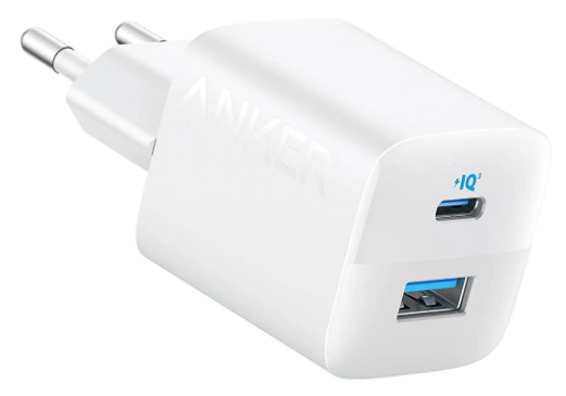 мережева зарядка ANKER PowerPort 323 - 33W Dual-Port USB-C (Білий)