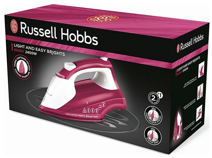 Праска RUSSELL HOBBS 26480-56 Light & Easy Brights Berry Iron