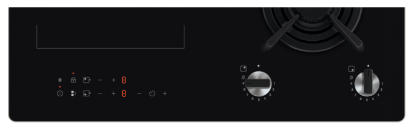 Комбінована варильна поверхня Electrolux KDI641723K (6909907)