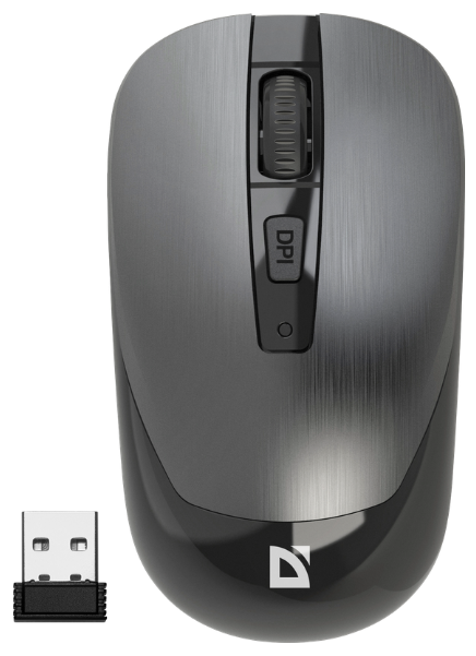 Миша Defender Wave MM-995 Wireless GRAY (52993) (6918377)
