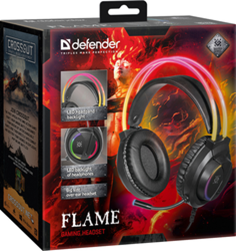 Гарнітура Defender Flame RGB (64555) Black (6918389)