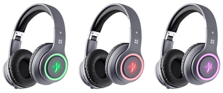 Гарнітура Defender FreeMotion B571 Bluetooth LED, Gray (63571) (6918549)