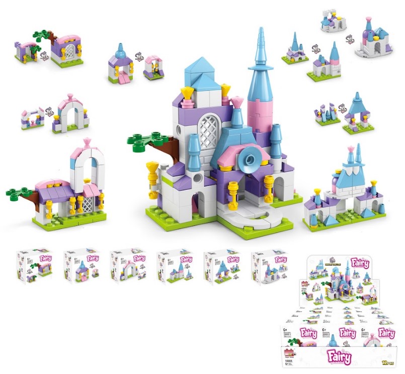 Конструктор DIY Toys Казковий Замок в асортименті, CJ-3992897