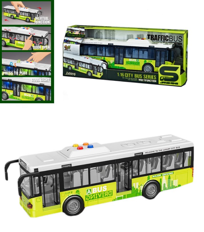Іграшка DIY Toys Автобус міський інерційний (CJ-4008557) (ДУ)