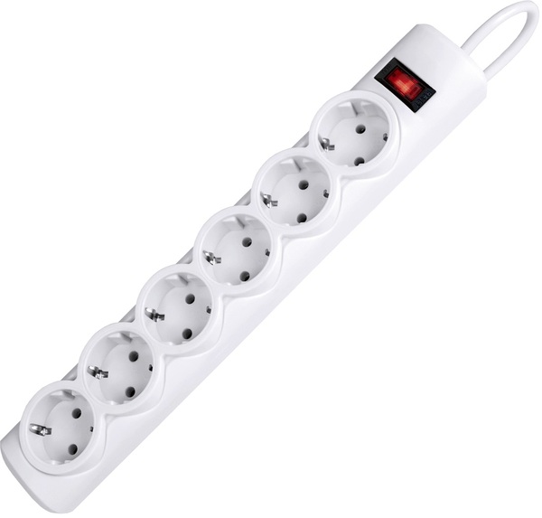 Мережевий фільтр DEFENDER (994900)DFS 153 3m 6 роз. white UA