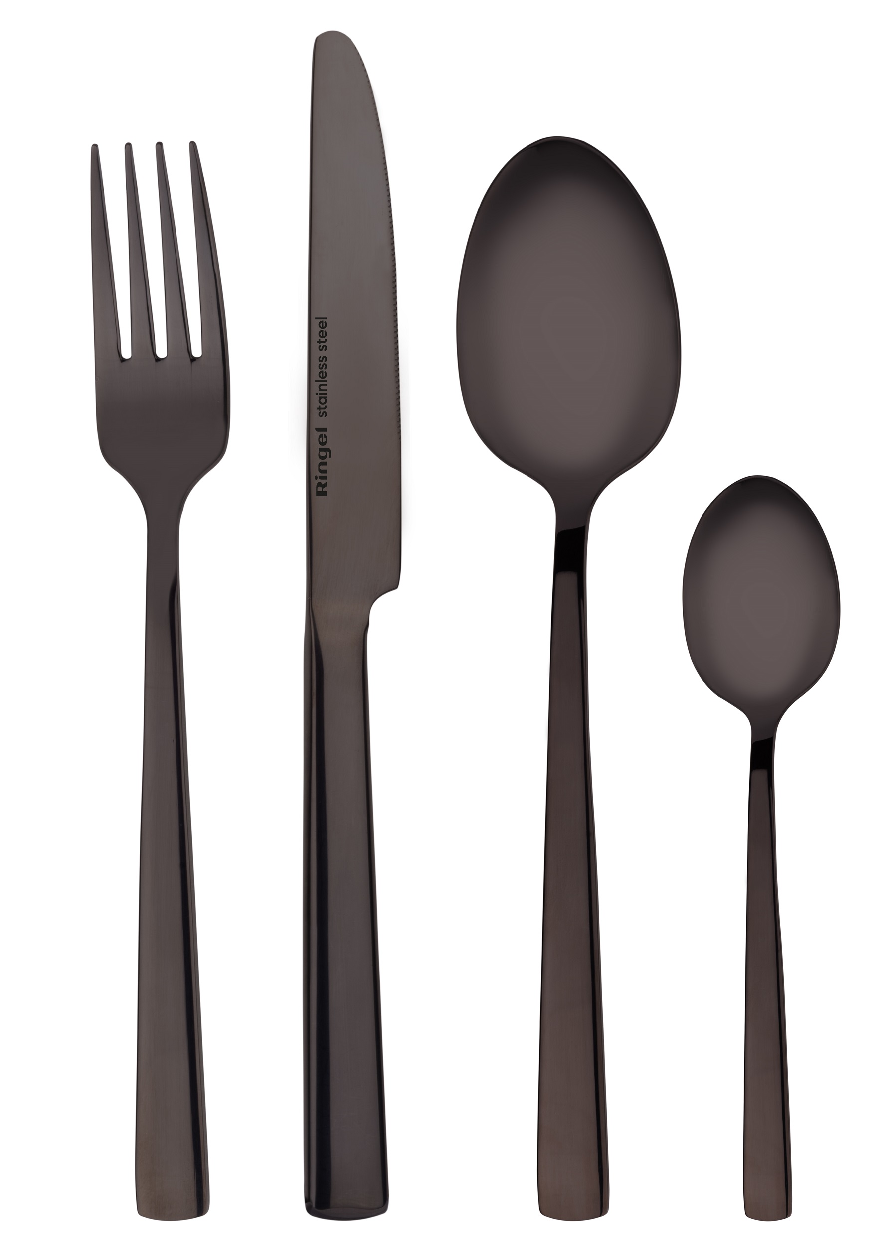 Столові прилади RINGEL Elegance Classic Набір столових ножів 4 шт. на блістері (RG-3121-4/1)