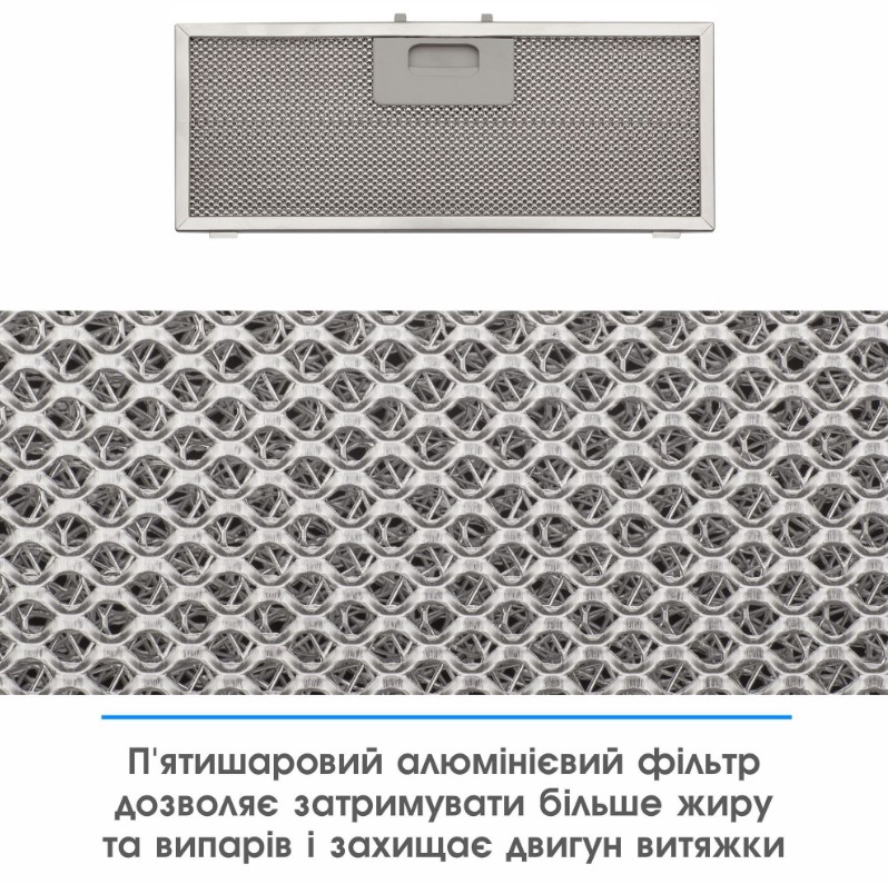 Витяжка ELEYUS UNIA 800 LED 52 BL