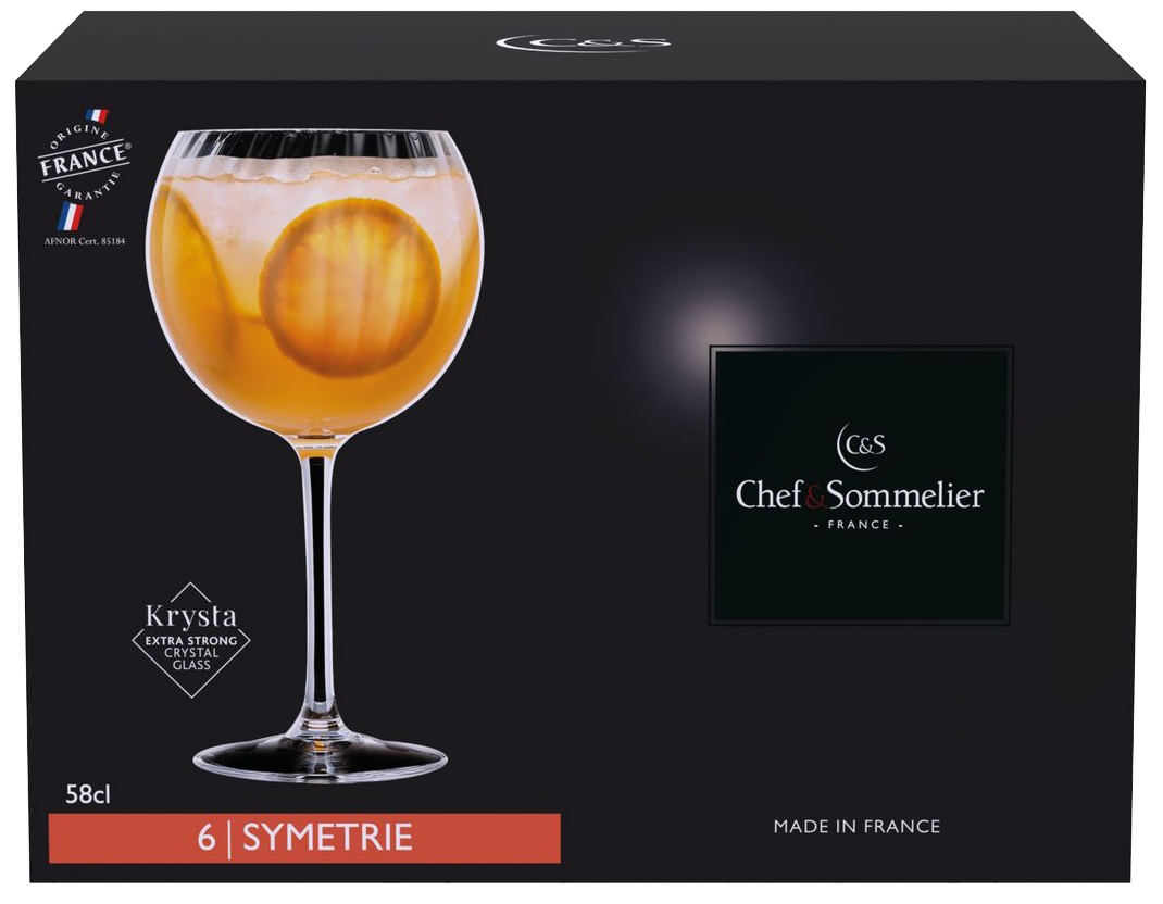 Келих C&S SYMETRIE /НАБІР/6*580 мл (Q8707/1)