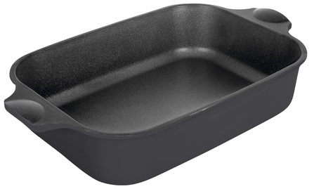 Гусятница RINGEL Zitrone Black Ростер 34x24x13.5 см (6+3 л) з кришкою (RG-2108-34 BL-R)