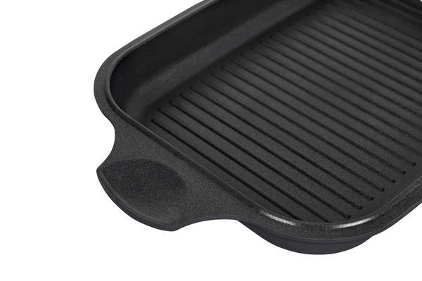 Гусятница RINGEL Zitrone Black Ростер 34x24x13.5 см (6+3 л) з кришкою (RG-2108-34 BL-R)