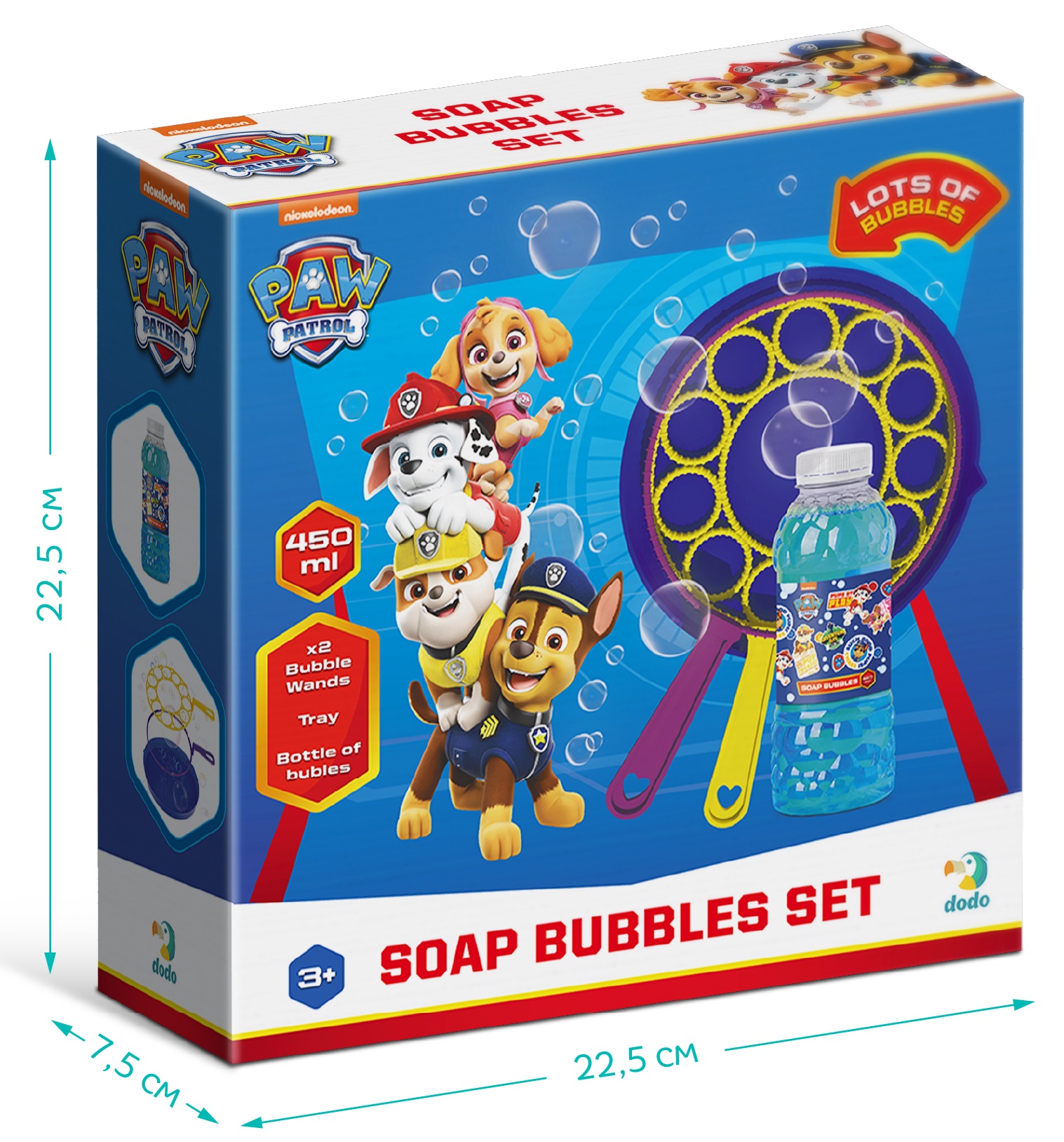Набір мильних бульбашок Dodo Paw Patrol 450 мл (ДУ)