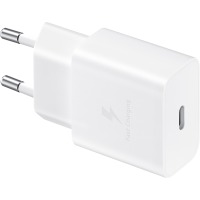 мережева зарядка SAMSUNG 15W Power Adapter (w/o Cable) EP-T1510NWEGEU / Біла