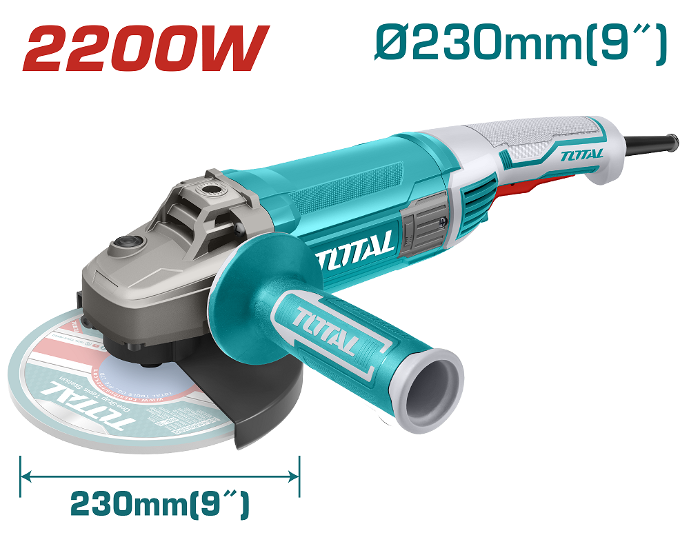УШМ TOTAL TG12223026 кутова, 2200Вт, 230мм, 6600об/хв.