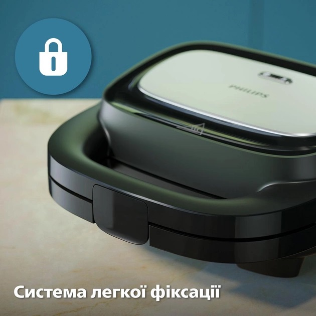 Бутербродниця PHILIPS HD2350/80 Вафельниця-мультимейкер