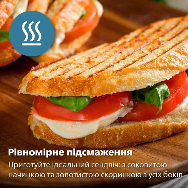 Бутербродниця PHILIPS HD2350/80 Вафельниця-мультимейкер