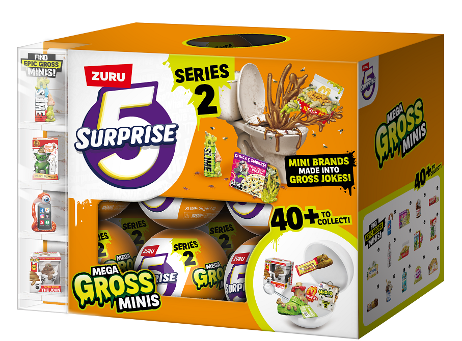 Ігровий набір Zuru Mega Gross Minis Фігурки-сюрприз в шарі зі слаймом в асортименті