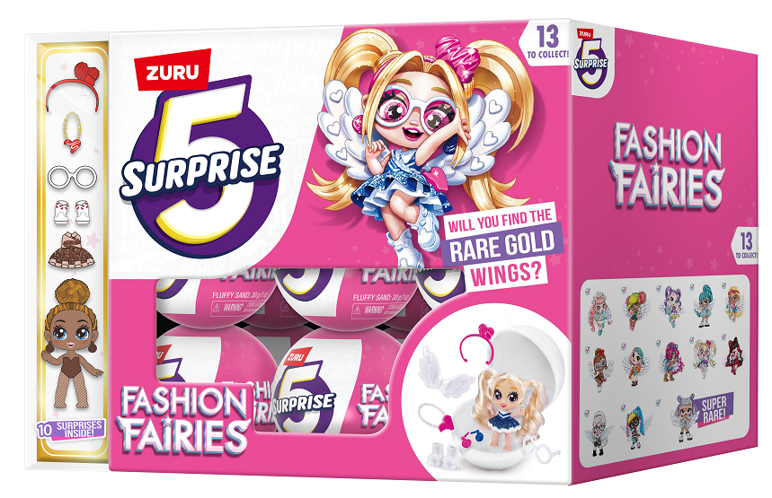 Ігровий набір ZURU 5 SURPRISE FASHION FAIRIES Фігурки-сюрприз в шарі 5 шт. в асортименті