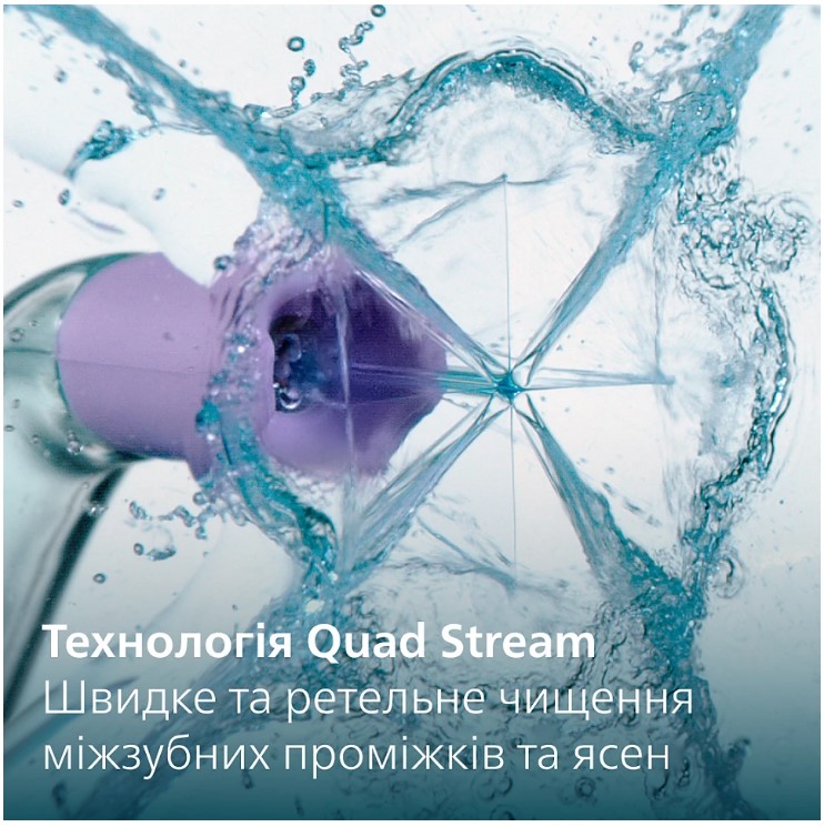 Зубна електрощітка PHILIPS HX3911/40 Іригатор Sonicare Power Flosser 7000 White