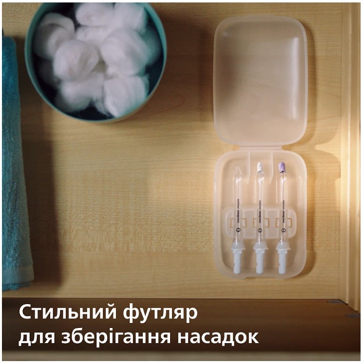 Зубна електрощітка PHILIPS HX3911/40 Іригатор Sonicare Power Flosser 7000 White