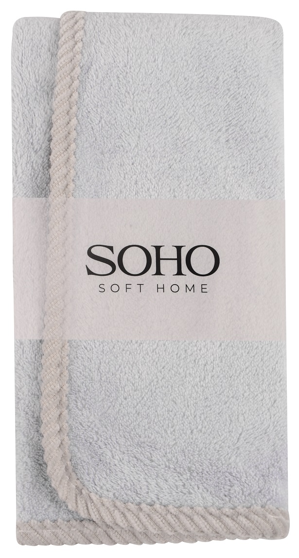 Рушник банний Soho 35х75 см Gray mix