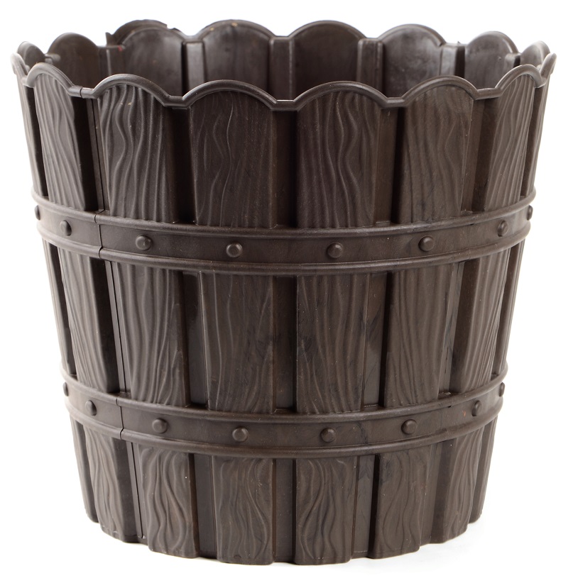 Горщик для квітів Violet House 1048 BAMBOO BROWN 7 л. 