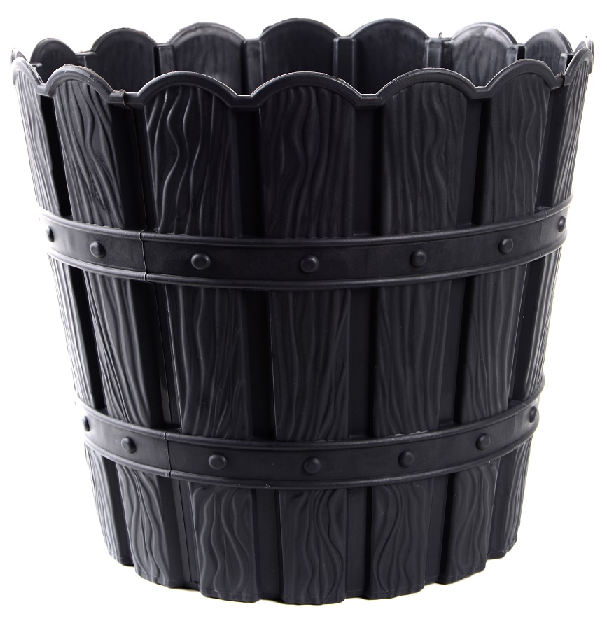 Горщик для квітів Violet House 1048 BAMBOO DARK GREY 7 л. 