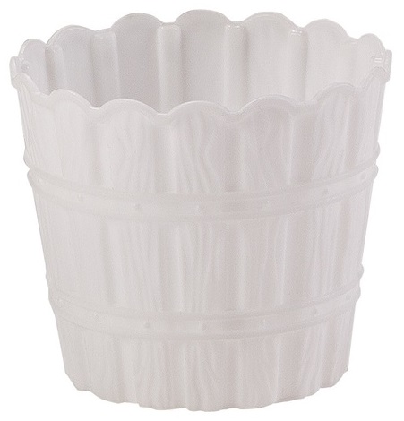 Горщик для квітів Violet House 1048 BAMBOO WHITE 7 л. 