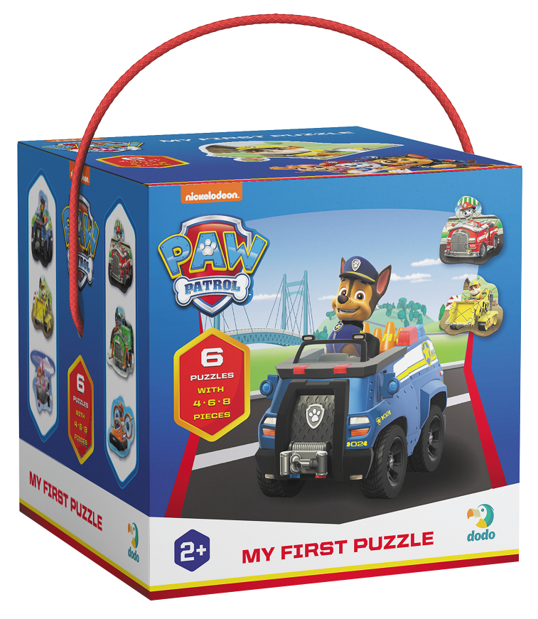 Пазл 4-6-8 елементів Paw Patrol. Готові до дії