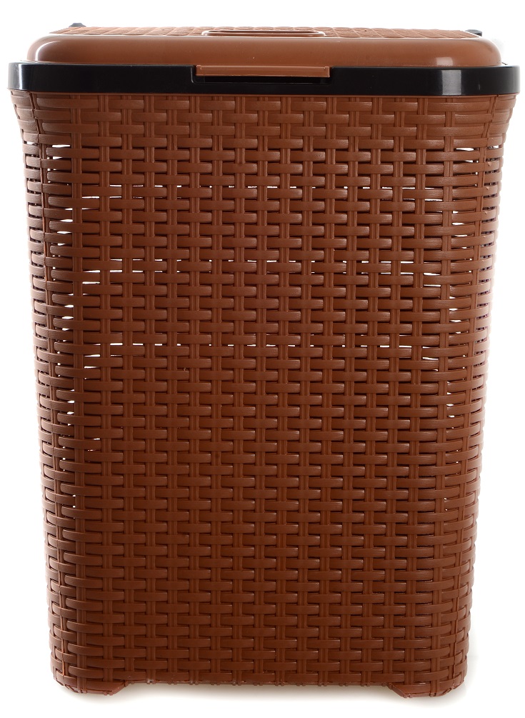 Корзина для білизни 0726 Роттанг BEIGE з/к 55 л