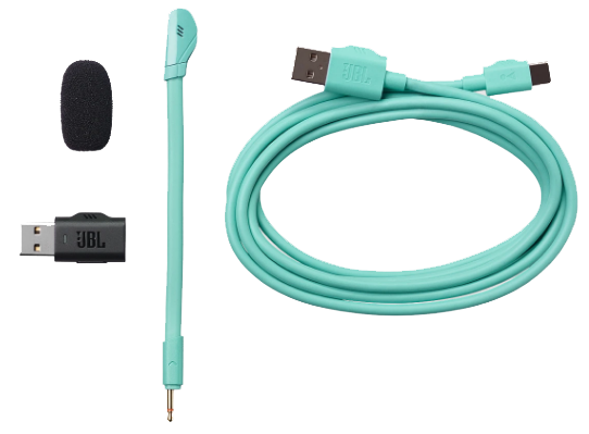 Гарнітура JBL QUANTUM 360 Wireless Cyan (JBLQTUM360CYN) (7023989)