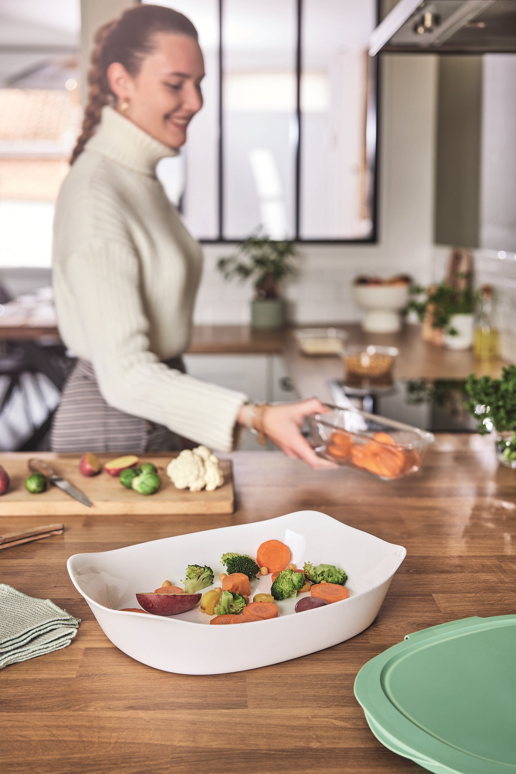 Форма с/к LUMINARC SMART CUISINE CARINE д.запік/прямокут./34*25 см з кришкою (V5944)