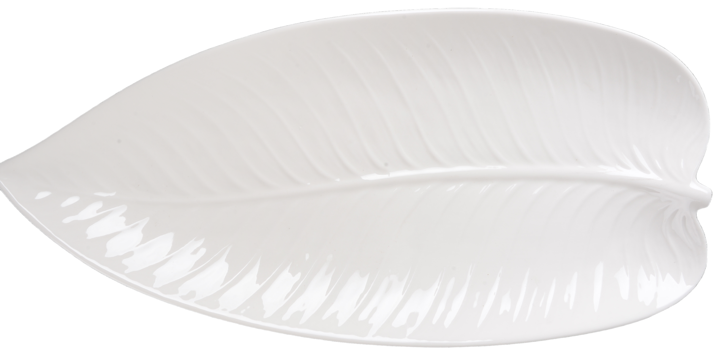 Блюдо LED LEAF FLAT / овал./ 32.5X14.5 см (B010855)