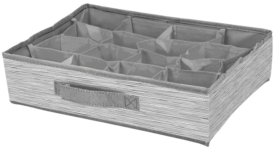 Органайзер IDEA HOME NP-109 ткан. 16ком. Grey 35х27х9 см (NP-109 ткан. 16ком. Grey)