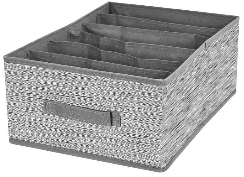 Органайзер IDEA HOME NP-255 ткан. 6ком. Grey 42x30x17 см (NP-255 ткан. 6ком. Grey)