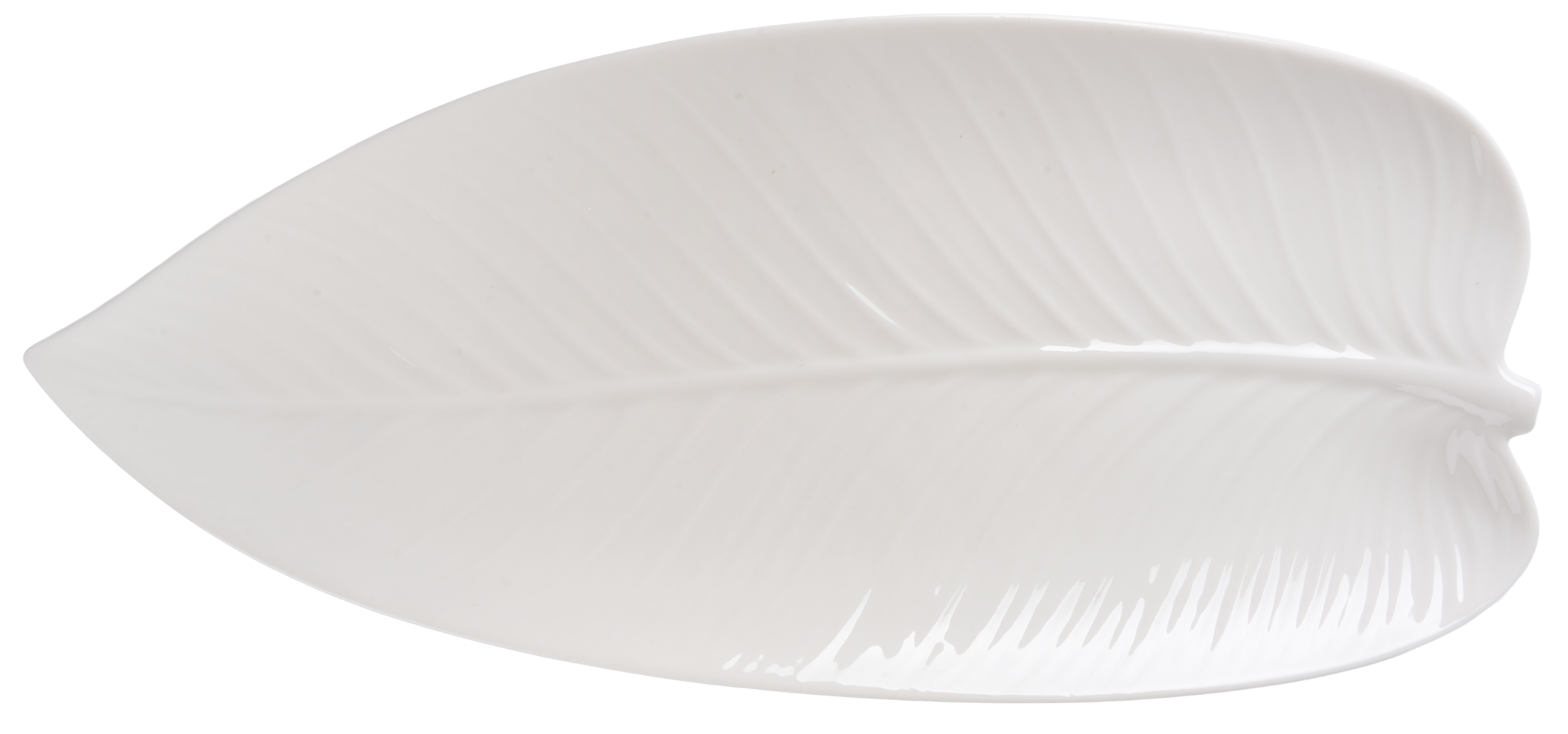 Блюдо LED LEAF FLAT / овал./ 39х10.5 см (B010854)