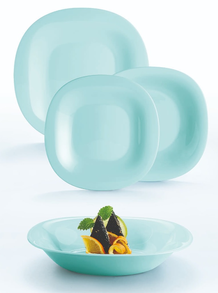 Сервіз Luminarc Carine Light Turquoise, 18 предметів