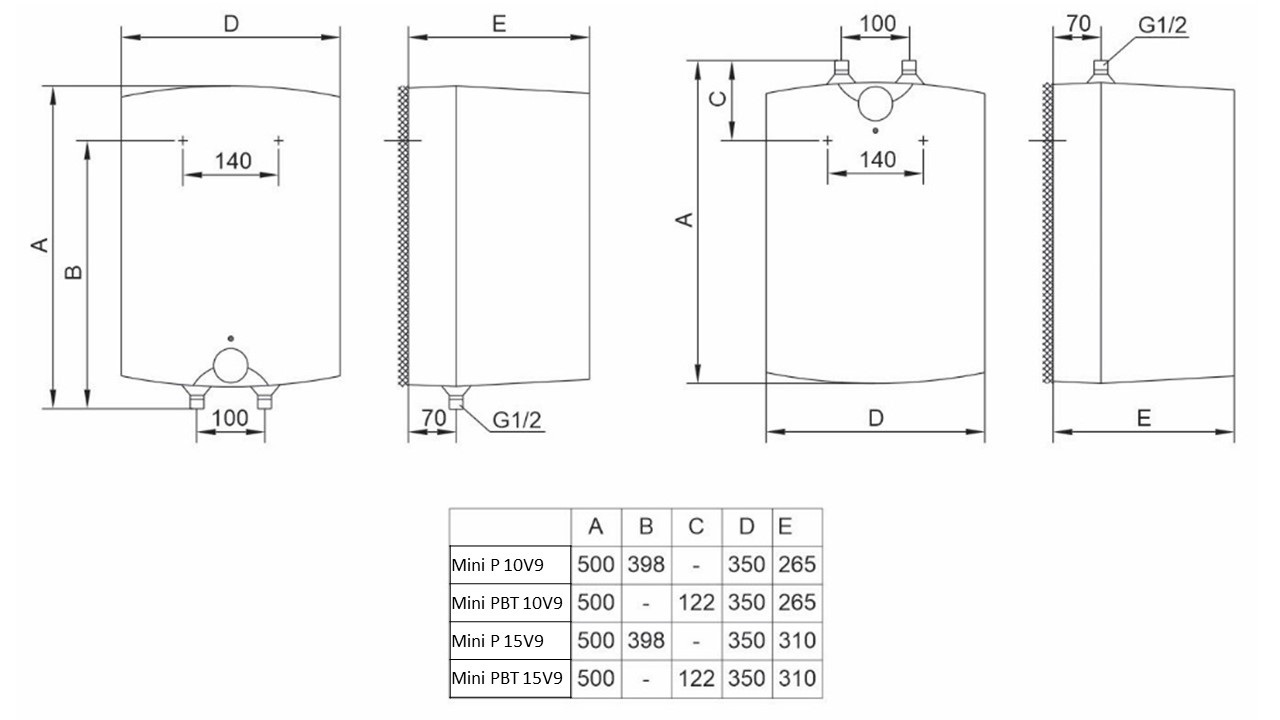 Водонагрівач Tiki Mini PBT 10V9 (GT 10 U) (6977303)