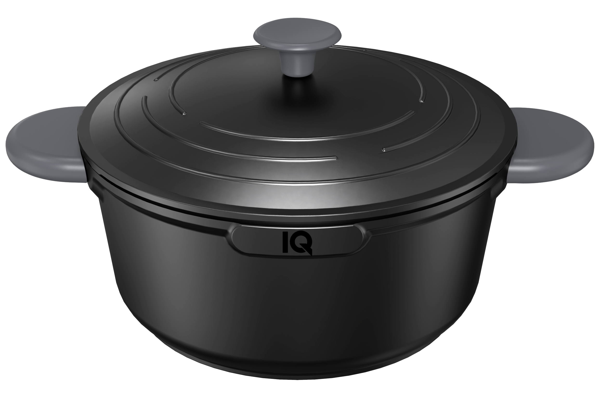 Каструля IQ Be Creative алюмінієва 24 см (4.2 л) з кришкою (IQ-2047-24)