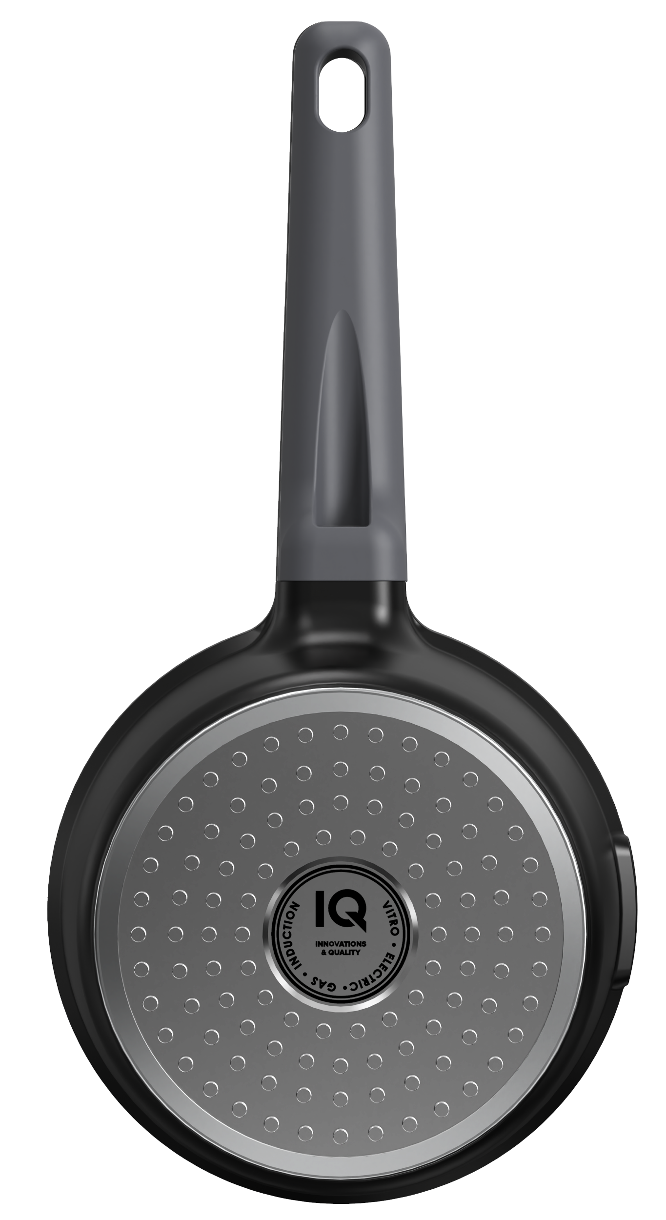 Ківш IQ Be Creative алюмінієвий 16 см (1.3 л) з кришкою (IQ-4047-16)
