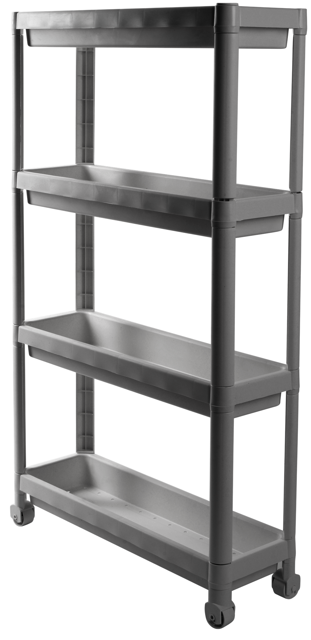 Етажерка 4-х ярусна Violet House 6014 Long Shelf GREY 54х18х91 см 