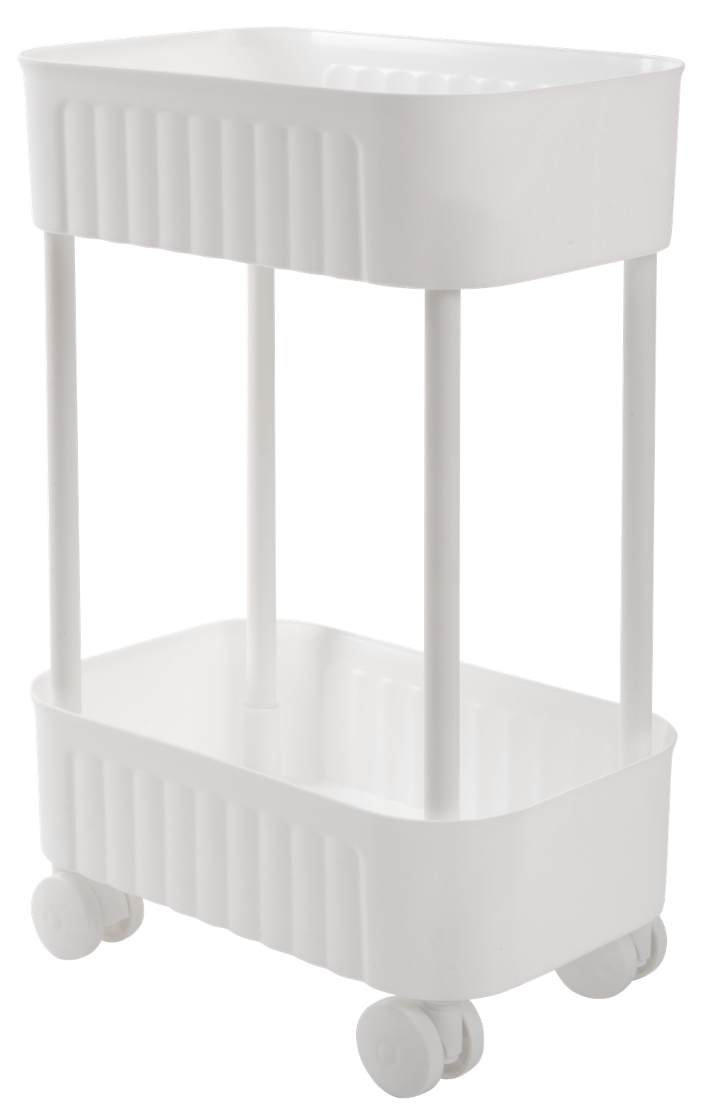 Етажерка 2-х ярусна Violet House 6021 Honeycomb WHITE 17х27х43 см