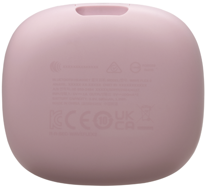 Гарнітура JBL WAVE FLEX 2 Pink (JBLWFLEX2PIK)  (7065575)
